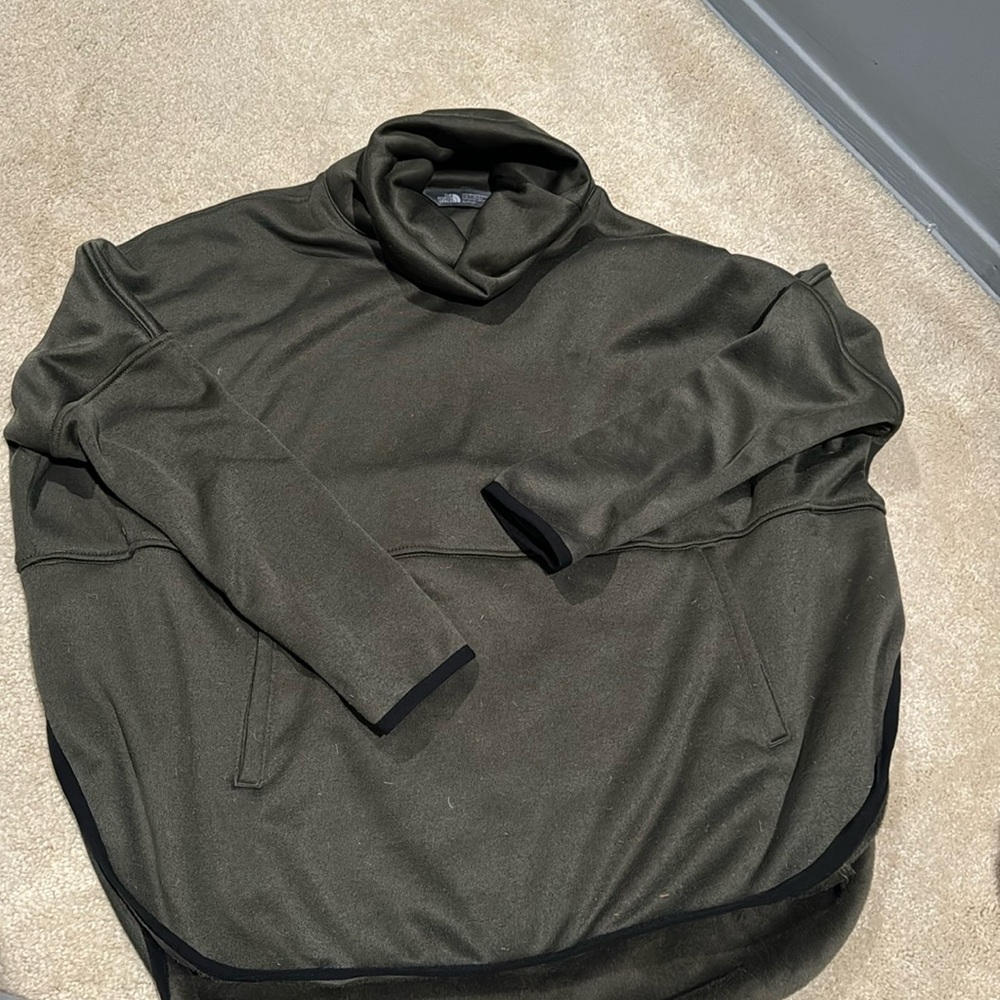 The North Face funnel neck fleece poncho